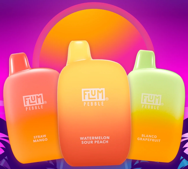 FLUM PEBBLE 6000 Puffs Vape - Brzoskwiniowo Pomarańczowa: Twoja Kieszonkowa Porcja Słonecznej Słodyczy